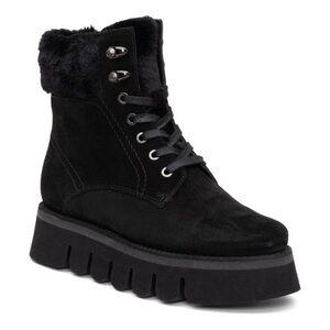 NEW ARA Vesta Platform Boot Lace Up Suede Whimsy Goth Dark Academia Comfort 8